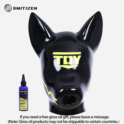 Smitizen Silikon lang Ohren Drohne Haube Spielzeug Muster Latex-ähnliche Maske - Bild 1 von 4