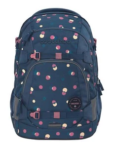 coocazoo Mate School Backpack Schulrucksack Rucksack Bubble Dreams dunkelblau