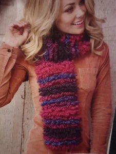 Loop Scarf And Handbag, Crochet Pattern - Picture 1 of 7