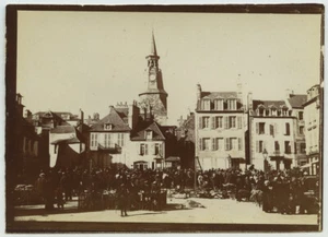 (Bretagne) Dinan. Marché aux bestiaux. Citrate circa 1900. - Picture 1 of 1