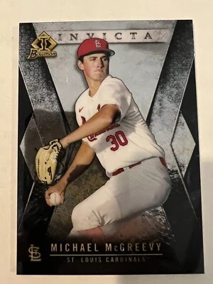 Bowman Draft 2021 Invicta Insert Michael McGreevy Cardinals RC #BI-24 - Image 1 of 2