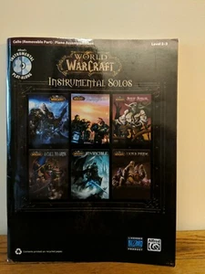 WORLD OF WARCRAFT INSTRUMENTAL SOLOS-Cello w//Piano Acc MUSIC BOOK/CD-NEW - Picture 1 of 7