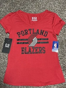 NWT Ultra Game NBA Portland Trail Blazers Woman’s Tee Shirt Medium UG - Picture 1 of 3