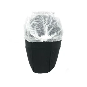 100 PZ CUFFIA CUFFIE TNT MONOUSO COPRI CAPELLI A FISARMONICA MODELLO PLISSÈ SPA - Foto 1 di 6