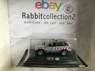 DIE CAST " BMW X5 POLICE 2002 (GB) " POLIZIA DEL MONDO 1/43 - Immagine 1 di 2