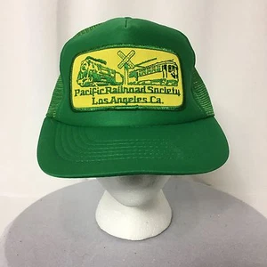 Pacific Railroad Society LA, CA Baseball Cap Mesh/Snapback Trucker Vintage Rare - Picture 1 of 7