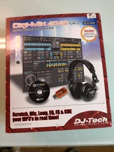 DJ-Tech Digimix 2020 MKII DJ Software con tarjeta de sonido USB 2.0 y auriculares DJ - Imagen 1 de 10