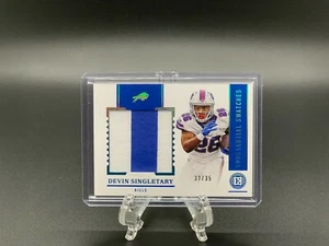 2020 PANINI ENCASED DEVIN SINGLETARY SUBSTANTIAL SWATCHES JERSEY PATCH /35 SP - Picture 1 of 2