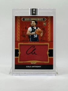 2020-21 Panini Lucky Endorsements RC Cole Anthony On-Card AUTO (#'d /7)  Sealed - Picture 1 of 3