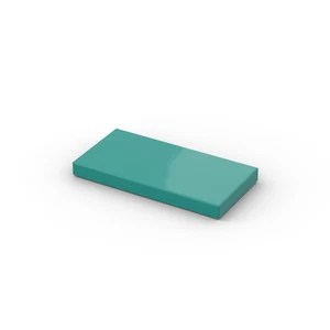 Lego 10x Fliese Platte 2x4 plate tile 87079 dunkel türkis dark turquoise - Picture 1 of 1