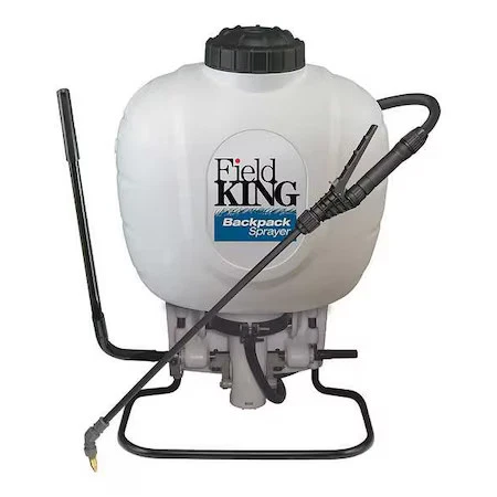 Pulverizador de mochila Field King 190350 4 galones, polietileno, manguera de 50 pulgadas L, 160 psi, ventilador/ Foto 1 de 1