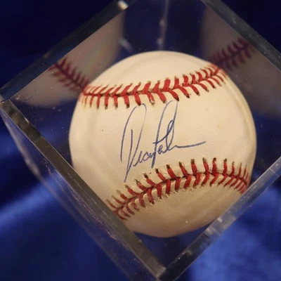 Бейсбольный мяч Dean Palmer Texas Rangers с автографом OAL (AUB01) - Изображение 1 из 2