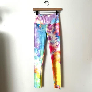 Goldsheep Neon Batik volle Länge Leggings Damengröße Small - Bild 1 von 7
