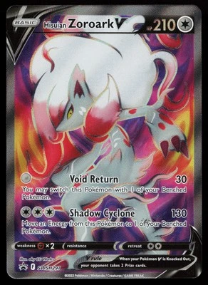 Hisuian Zoroark V SWSH297 Promo SWSH: Sword & Shield Promo Cards Pokémon Card - Image 1 of 2