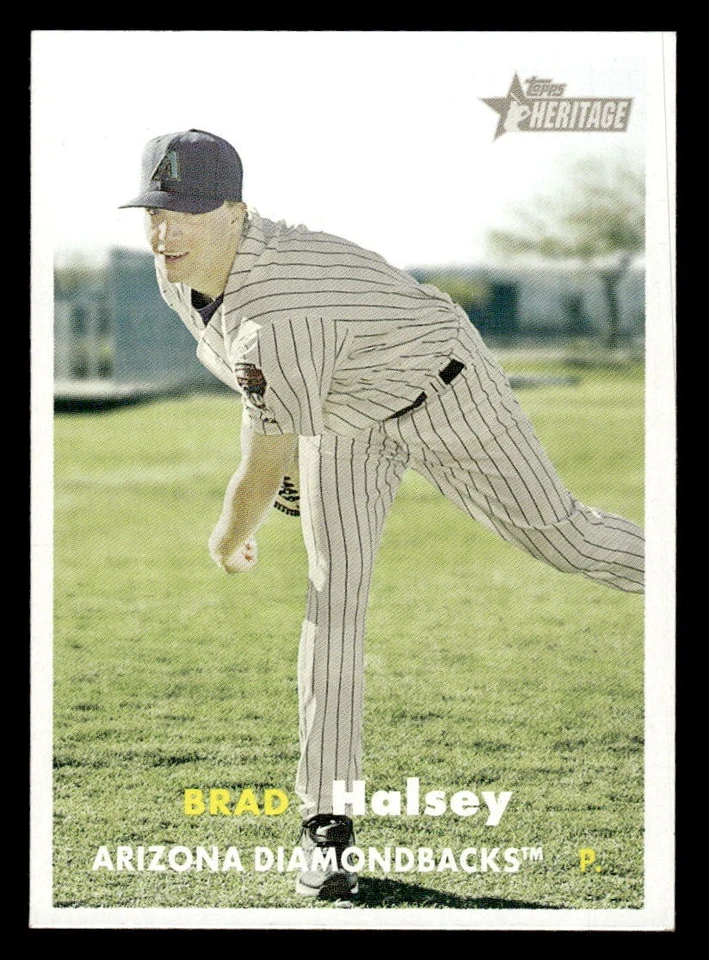 2006 Topps Heritage #21 Brad Halsey Card Arizona Diamondbacks - Image 1 of 2