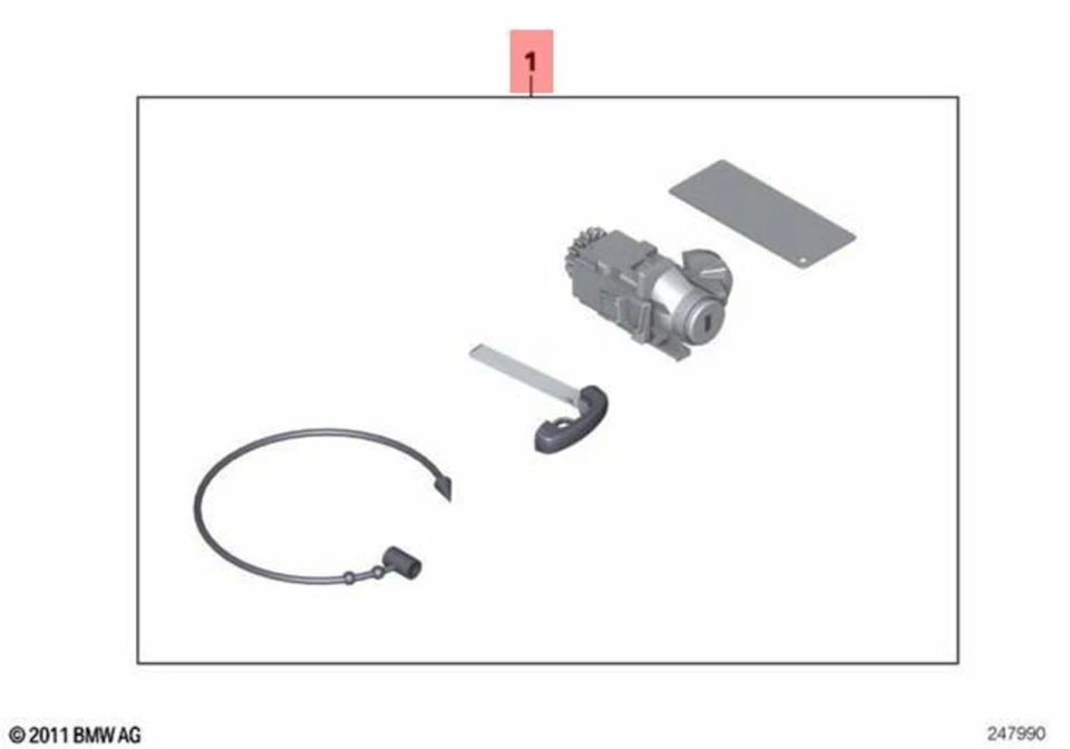 正品宝马 F22 F23 218d 218i 220d 220i 统一锁定机械 51217499524 — 第 1/1 张图片