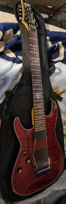 Guitarra Eléctrica Hellraiser de 7 Cuerdas con Estuche Guitarra Eléctrica Como Nueva Foto 1 de 3