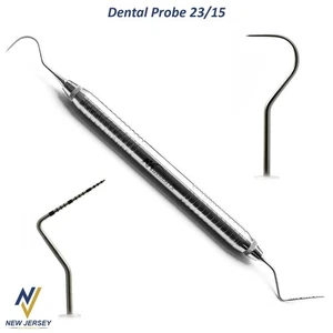 Dental Perio Explorer 23 Probe UNC 15 Hallow Handle Color Marking Double Ended - Picture 1 of 3