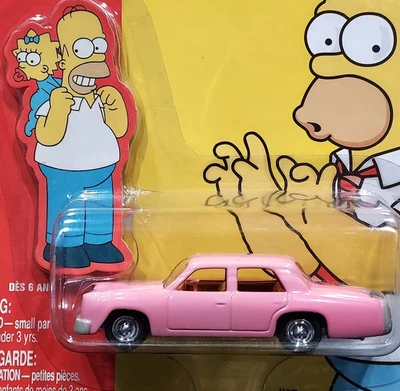 Johnny Lightning Homer's Car The Simpsons TV Show Detailed Collectible Car w/RR - Image 1 of 2