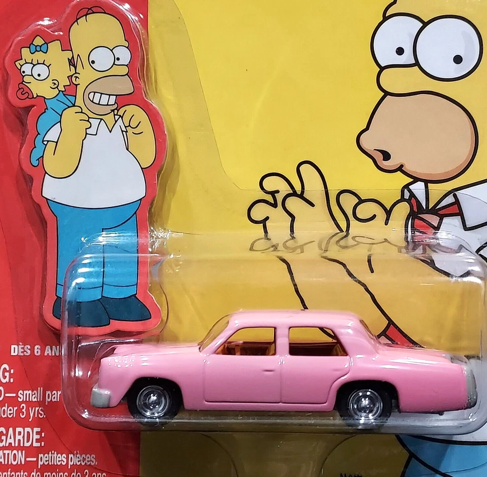 Johnny Lightning Homer's Car The Simpsons TV Show Detailed Collectible Car w/RR - Image 1 of 2