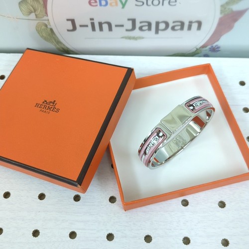 HERMÈS Bracciale HERMES Click Clack PM Braccialetto Cloisonne Rosa Usa dalppone