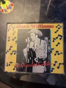 Hank Williams 40 Greatest Hits (Music Audio CD, 1978) 2 Disc Set - Picture 1 of 7