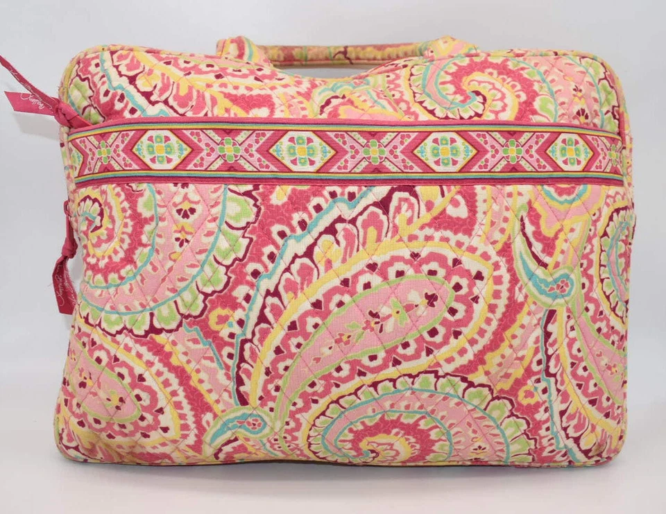 Vera Bradley Laptop / Work Bag in "Capri Melon" Pattern - Image 1 of 4