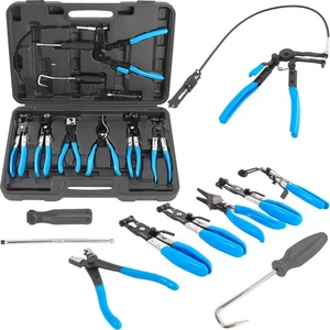 TECPO SCHLAUCHKLEMMENZANGEN SET SCHLAUCHSCHELLENZANGE KFZ SCHLAUCHSCHELLE ZANGE - Bild 1 von 10