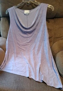 Fashion Bug Top, Size 22-24, Purple Sleeveless, Hip Drop - Picture 1 of 15