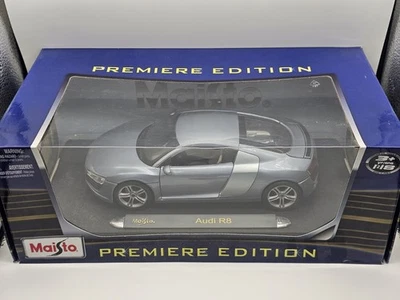 Audi R8 Light Blue 1:18 Maisto In Box - Immagine 1 di 4