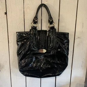 Borsa a mano grande Charles David nera 17” x 14” - Foto 1 di 22