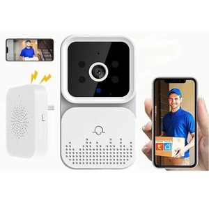 Videocitofono wifi Campanello VideoAudio senza fili Citofono Telecamera Suoneria - Foto 1 di 7