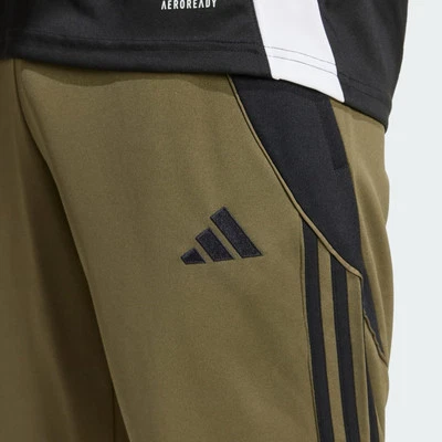 Adidas Tiro 24 Men’s Soccer Athletic Bottoms Jogger Track Pant Olive #958 - Image 1 of 4