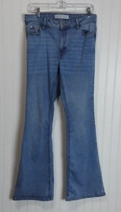 Women's Flare Jeans Sz 14 S Low Rise Primark Denim Co 2000s Y2K - Picture 1 of 4