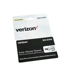 Verizon Reuse Card, 25 Dollars, Never Used - Picture 1 of 1