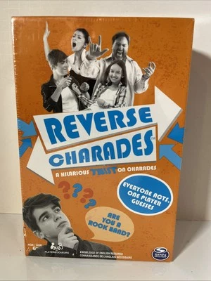Original Reverse Charades Board Game Spin Master Games Interactive All Play New - Image 1 of 4