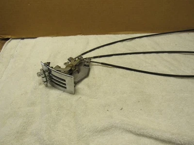 64-66 Ford Mustang Falcon Ranchero Chrome Heater Control Assembly With Cables - Image 1 of 4