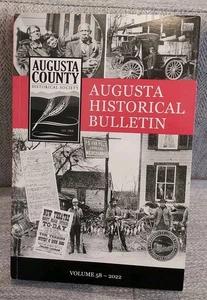 AUGUSTA HISTORICAL BULLETIN Vol 58 2022 Virginia History Records Genealogy Maps - Bild 1 von 12