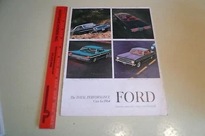 1964 Ford Fairlane Falcon Thunderbird Galaxie 500 XL Sales Brochure Performance - Picture 1 of 4