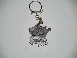 PORTE CLÉ CHOCOLAT POULAIN CARTE DE FRANCE - Foto 1 di 2
