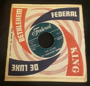 CANDLELIGHT SINGERS - Altar / In The Boat Vinyl 7" 45 RPM FEDERAL12390 EX - Picture 1 of 6