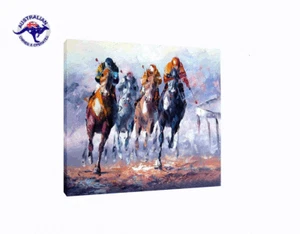 Pintura al óleo - 3 opciones de marco - enrollada en un tubo / lista para colgar / enmarcada - Imagen 1 de 7