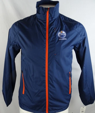 Edmonton Oilers NHL G-III Men's Full-Zip Windbreaker Jacket Cover