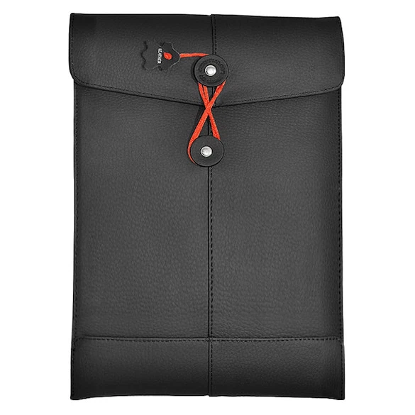 Civilian Air Manila-11 Leather Macbook Air 11" Sleeve Army Padded Netbook Black - Image 1 of 1