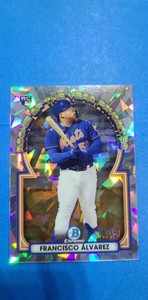 2023 BOWMAN CHROME ROOKIE YEAR ATOMIC FRANCISCO ALVAREZ RC /150 