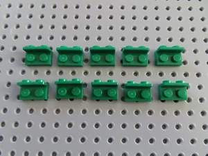 Lego 10 x Bracket Winkel Platte Konverter 99780 1x2-1x2 invers grün - Bild 1 von 1