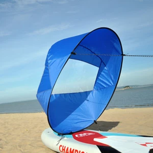 42" Kayak Wind Paddle Sailing Popup Board Sail Rowing Downwind Boat Canoe Sail - Picture 1 of 10