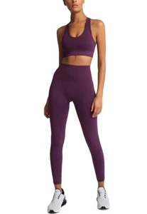 Women's Yoga Outfits 2 Piece High Waisted Leggings with Sports Bra Gym Clothe... - Picture 1 of 6