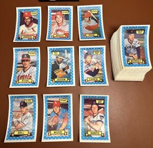 1974 Kelloggs 3D Superstars Complete Baseball Card Set 54 Cards Nolan Ryan, Rose