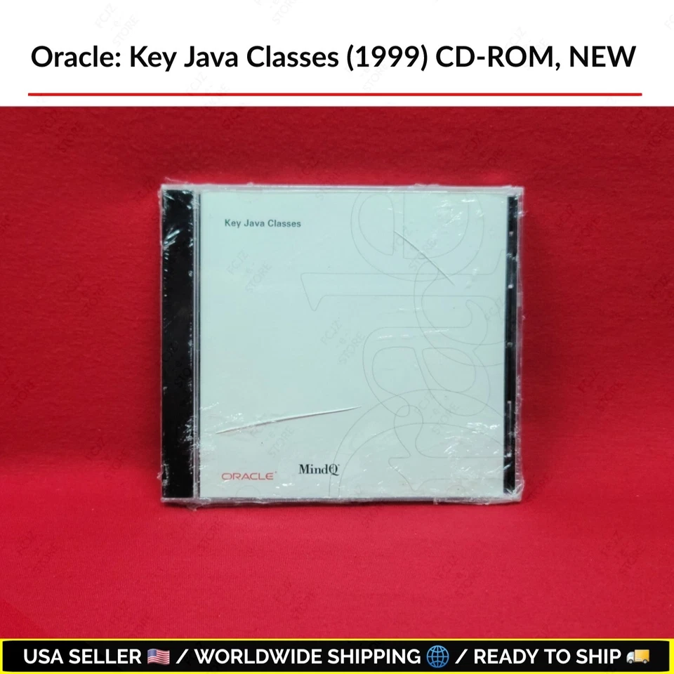 Oracle: Key Java Classes (2001) CD-ROM, NEW - Image 1 of 4